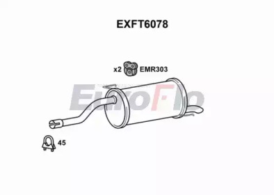 Амортизатор EuroFlo EXFT6078