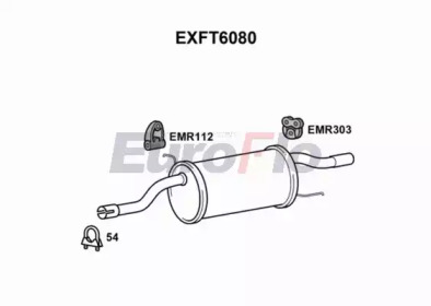 Амортизатор EuroFlo EXFT6080