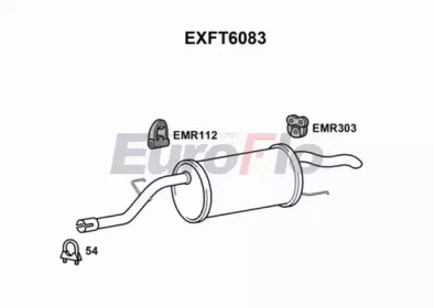 Амортизатор EuroFlo EXFT6083