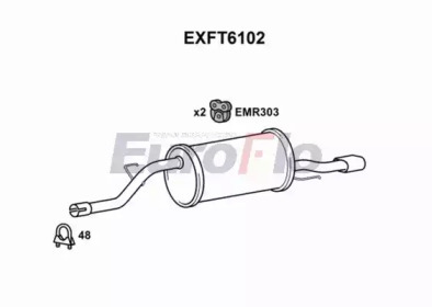 Амортизатор EuroFlo EXFT6102