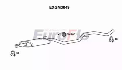 Амортизатор EuroFlo EXGM3049