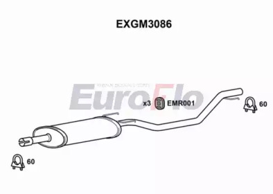 Амортизатор EuroFlo EXGM3086