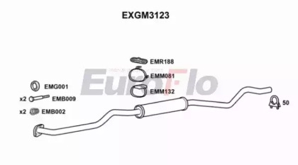 Амортизатор EuroFlo EXGM3123