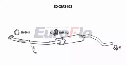 Амортизатор EuroFlo EXGM3193