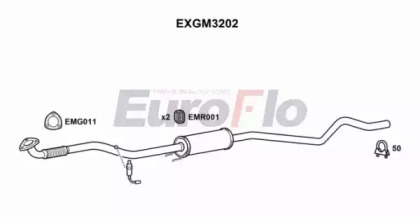 Амортизатор EuroFlo EXGM3202