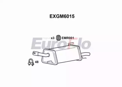 Амортизатор EuroFlo EXGM6015