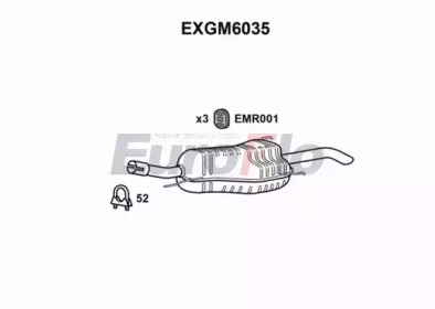 Амортизатор EuroFlo EXGM6035