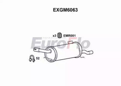 Амортизатор EuroFlo EXGM6063