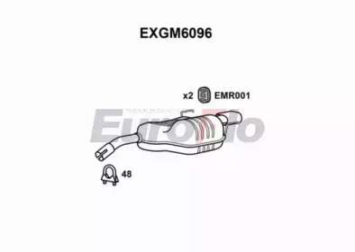 Амортизатор EuroFlo EXGM6096