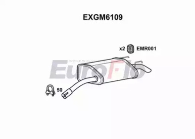 Амортизатор EuroFlo EXGM6109