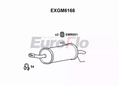 Амортизатор EuroFlo EXGM6168