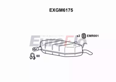 Амортизатор EuroFlo EXGM6175