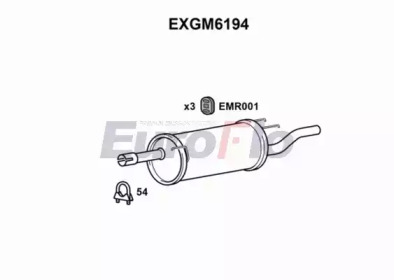 Амортизатор EuroFlo EXGM6194