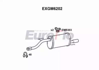 Амортизатор EuroFlo EXGM6202