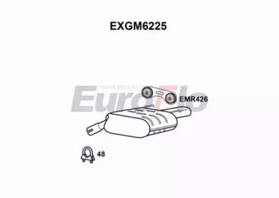 Амортизатор EuroFlo EXGM6225