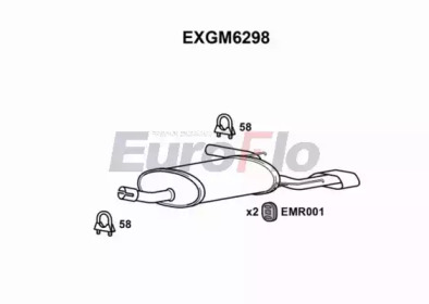 Амортизатор EuroFlo EXGM6298