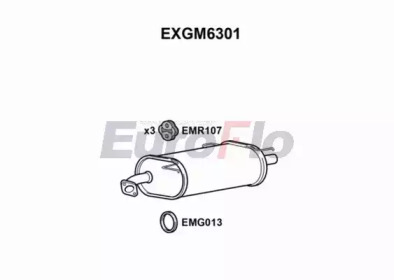 Амортизатор EuroFlo EXGM6301