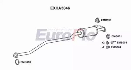 Амортизатор EuroFlo EXHA3046