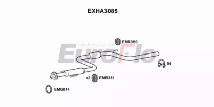 Амортизатор EuroFlo EXHA3085