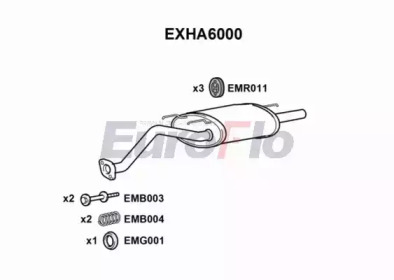 Амортизатор EuroFlo EXHA6000