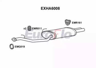 Амортизатор EuroFlo EXHA6008