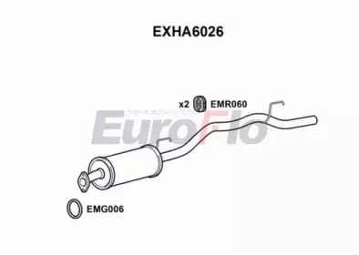 Амортизатор EuroFlo EXHA6026