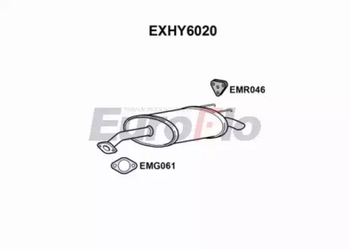 Амортизатор EuroFlo EXHY6020