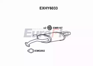 Амортизатор EuroFlo EXHY6033