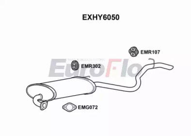 Амортизатор EuroFlo EXHY6050