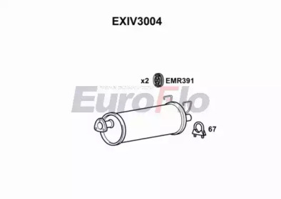 Амортизатор EuroFlo EXIV3004