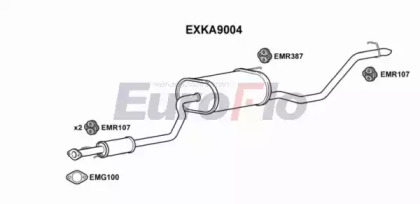 Амортизатор EuroFlo EXKA9004