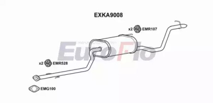 Амортизатор EuroFlo EXKA9008