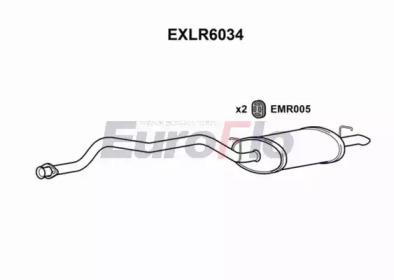 Амортизатор EuroFlo EXLR6034