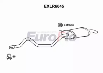 Амортизатор EuroFlo EXLR6045