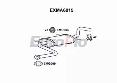 Амортизатор EuroFlo EXMA6015