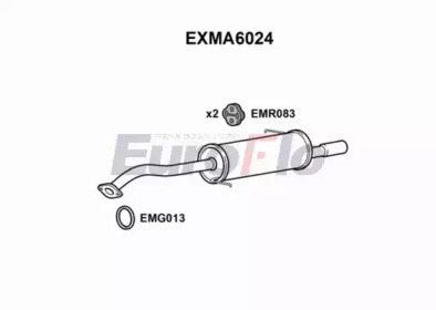 Амортизатор EuroFlo EXMA6024