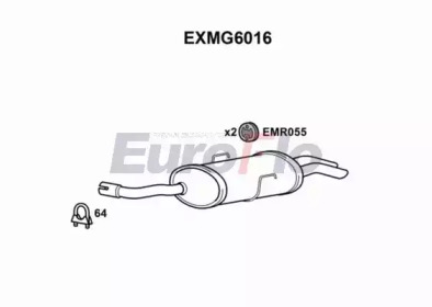 Амортизатор EuroFlo EXMG6016