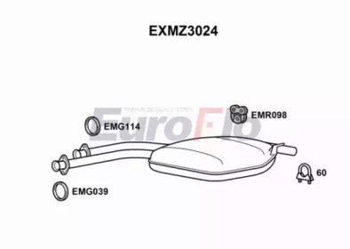 Амортизатор EuroFlo EXMZ3024