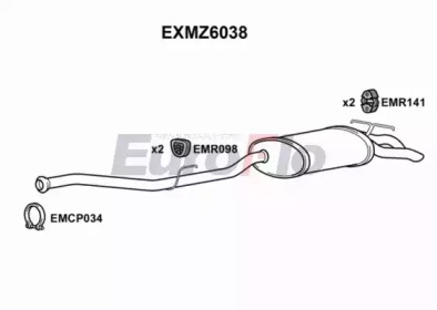 Амортизатор EuroFlo EXMZ6038