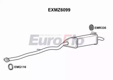 Амортизатор EuroFlo EXMZ6099