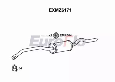 Амортизатор EuroFlo EXMZ6171