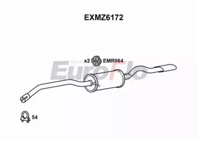 Амортизатор EuroFlo EXMZ6172