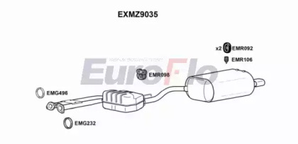 Амортизатор EuroFlo EXMZ9035