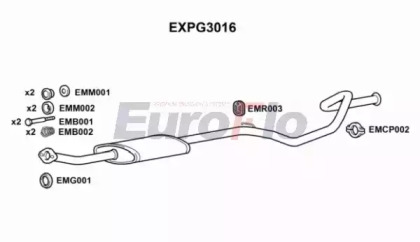 Амортизатор EuroFlo EXPG3016