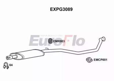 Амортизатор EuroFlo EXPG3089