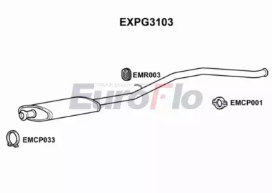 Амортизатор EuroFlo EXPG3103