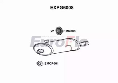 Амортизатор EuroFlo EXPG6008