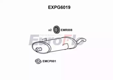 Амортизатор EuroFlo EXPG6019