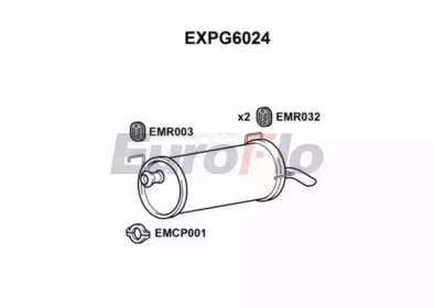 Амортизатор EuroFlo EXPG6024