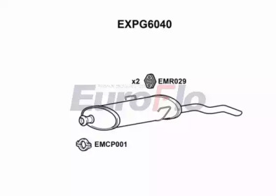 Амортизатор EuroFlo EXPG6040